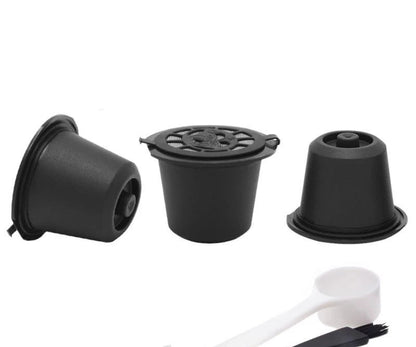 3PCS Reusable Coffee Capsules Pod Nespresso Stainless Steal