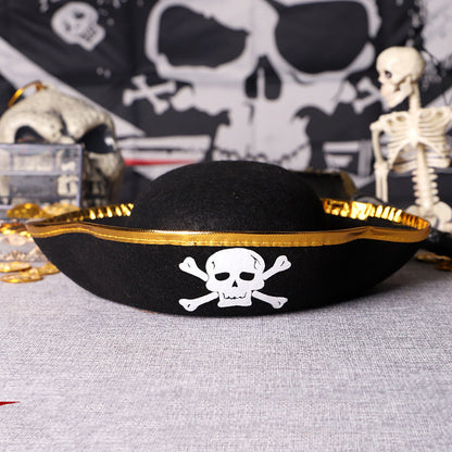 Party Performance Ball Props Pirate Captain Hat