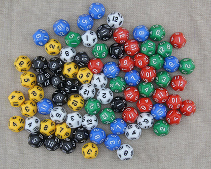 16-sided Multi-sided Dice Number Dice Toy Game Counting Dice