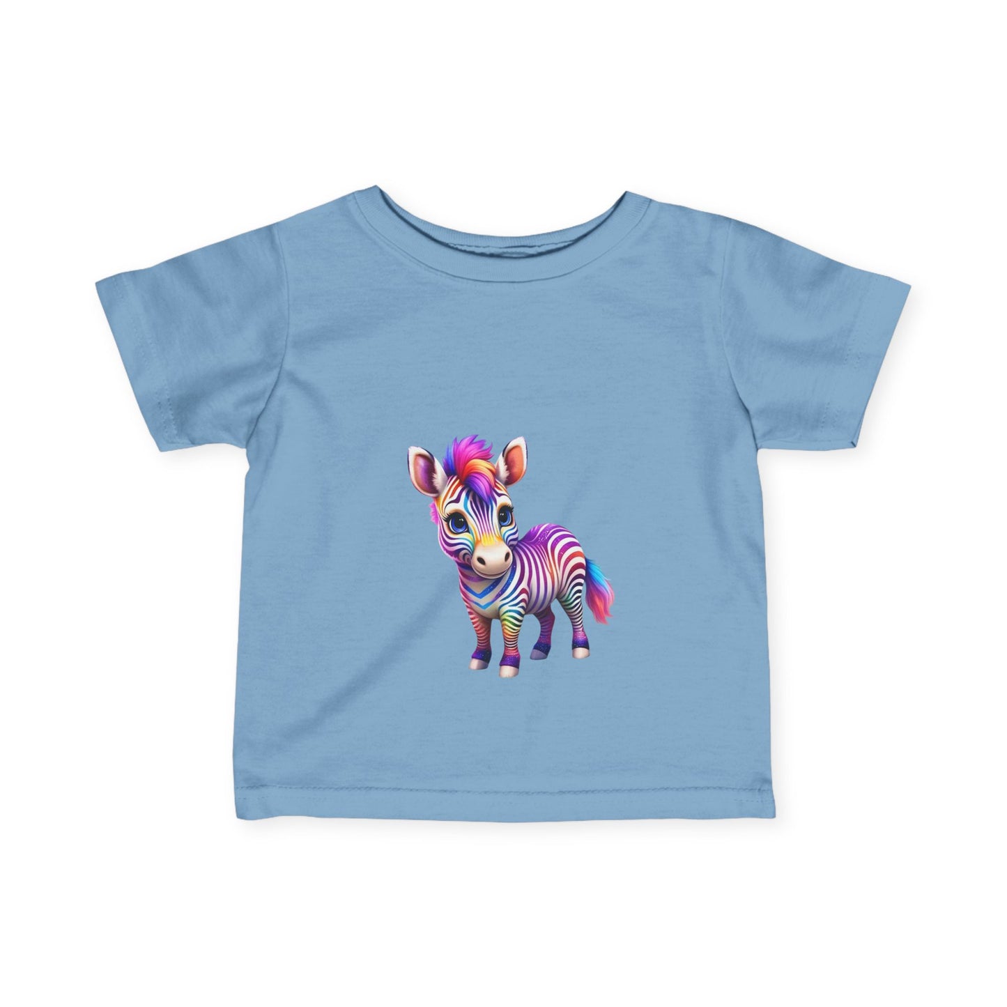 Colorful Zebra Infant T-Shirt | Cute Gift for Babies & Toddlers