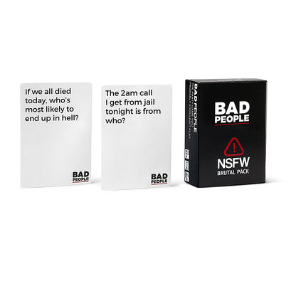 Card board game BAD PEOPLE