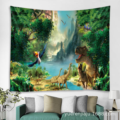 Dinosaur Wall Beach Carpet Cloth