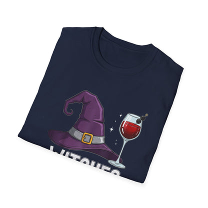 Witches Be Sippin' Unisex Softstyle T-Shirt | Spooky Season Tee, Halloween Gift, Witchy Apparel, Casual Wear, Festival Shirt