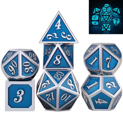 Metal game dice