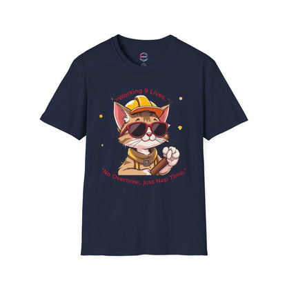 Cool Cat Nap Time T-Shirt, Funny Cat Tee, Gift for Cat Lovers, Relaxed Fit, Vintage Style, Perfect for Birthdays, Holidays - S-Mart Shop Smart Treasures