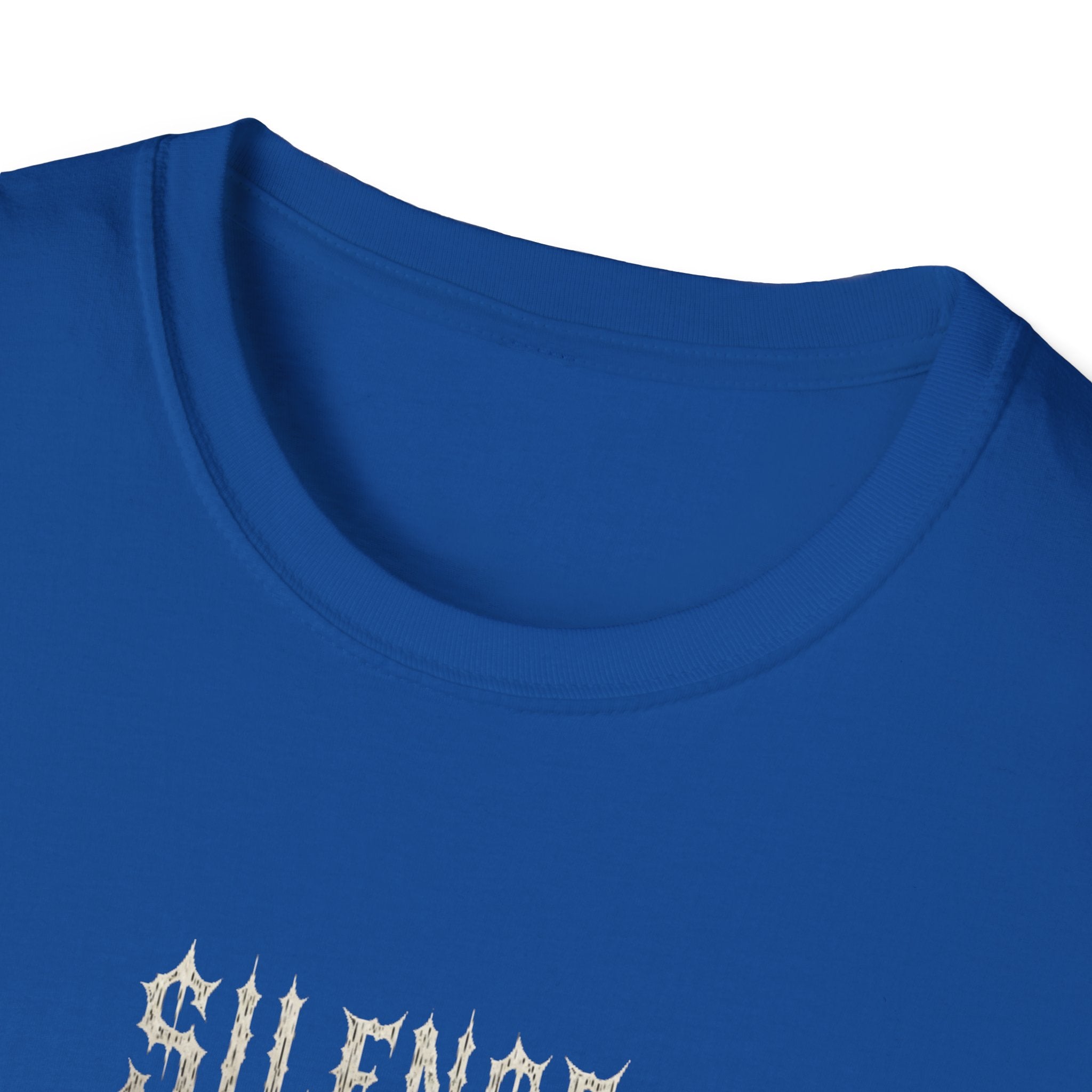 Gothic Silence T-Shirt, Unisex Graphic Tee, Alternative Fashion Top, Casual Wear, Edgy Gift Idea