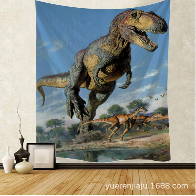 Dinosaur Wall Beach Carpet Cloth