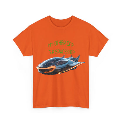 My Other Car Is A Spaceship Unisex Heavy Cotton Tee