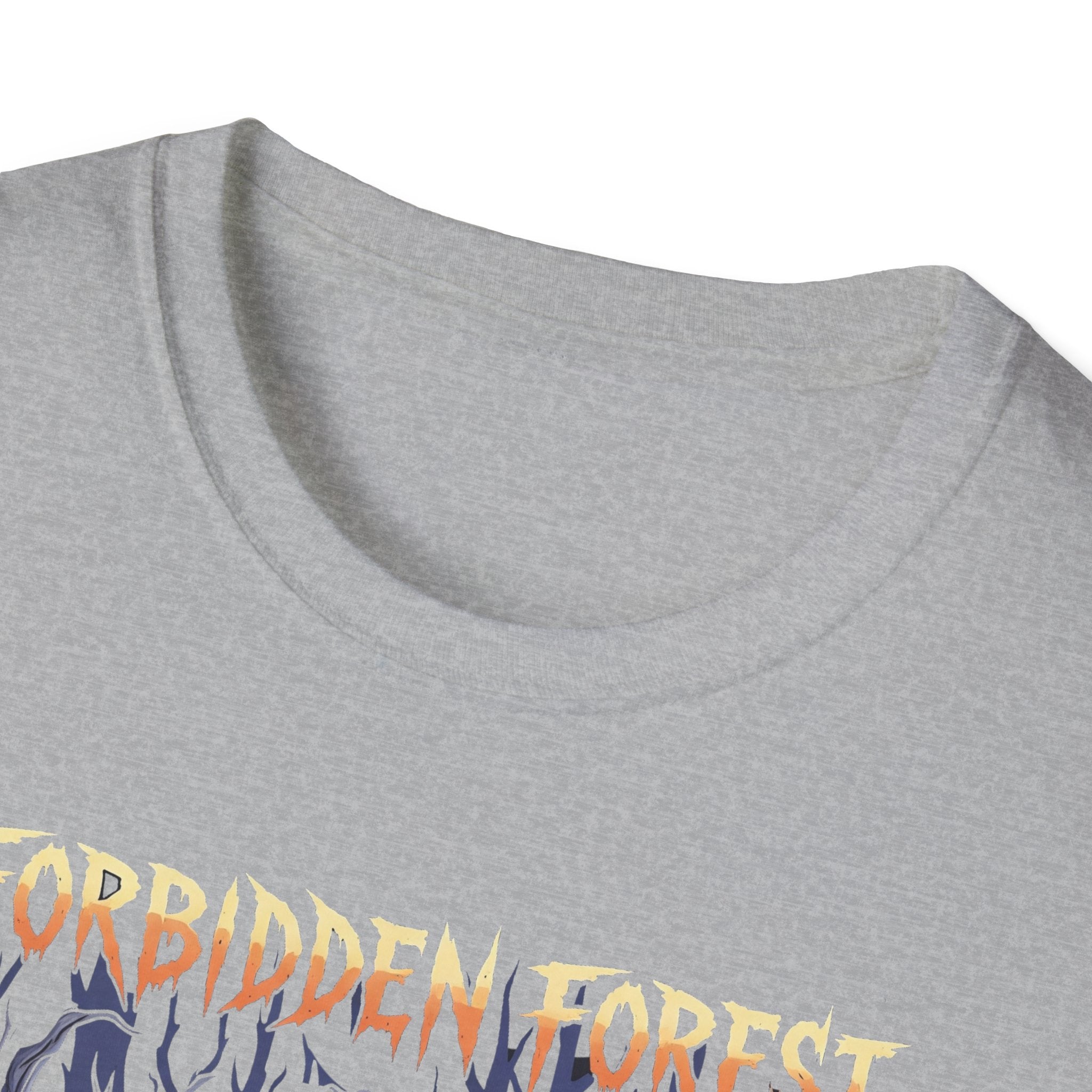 Forbidden Forest Graphic T-Shirt for Nature Lovers & Mystical Vibes, Gift for Halloween, Casual Wear, Adventure Tee, Unique Design