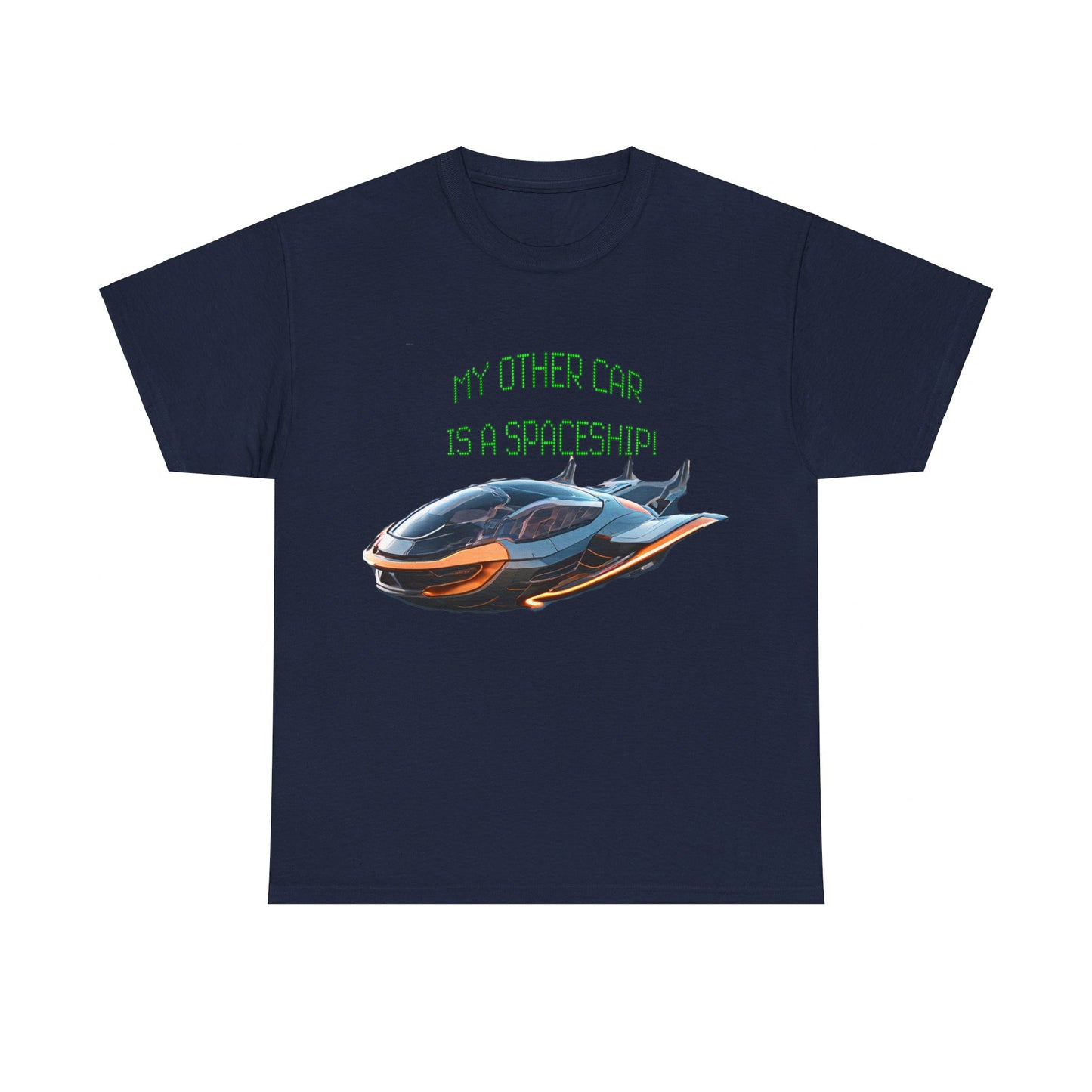 My Other Car Is A Spaceship Unisex Heavy Cotton Tee