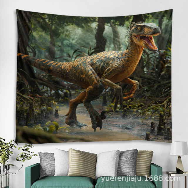 Dinosaur Wall Beach Carpet Cloth