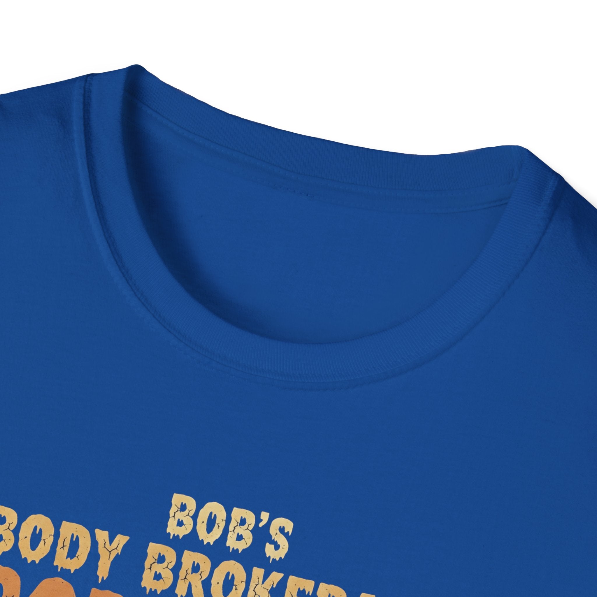 Halloween Bobs Body Brokerage Body Farm Best Deal In The End T-Shirt, Unisex Softstyle Tee, Body Farm Graphic Shirt, Halloween Party Wear, Unique Gift for Halloween Lovers