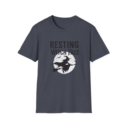 Resting Witch Face Unisex T-Shirt | Funny Halloween Tee, Gift for Witches, Witchy Apparel, Spooky Shirt, October Casual Wear