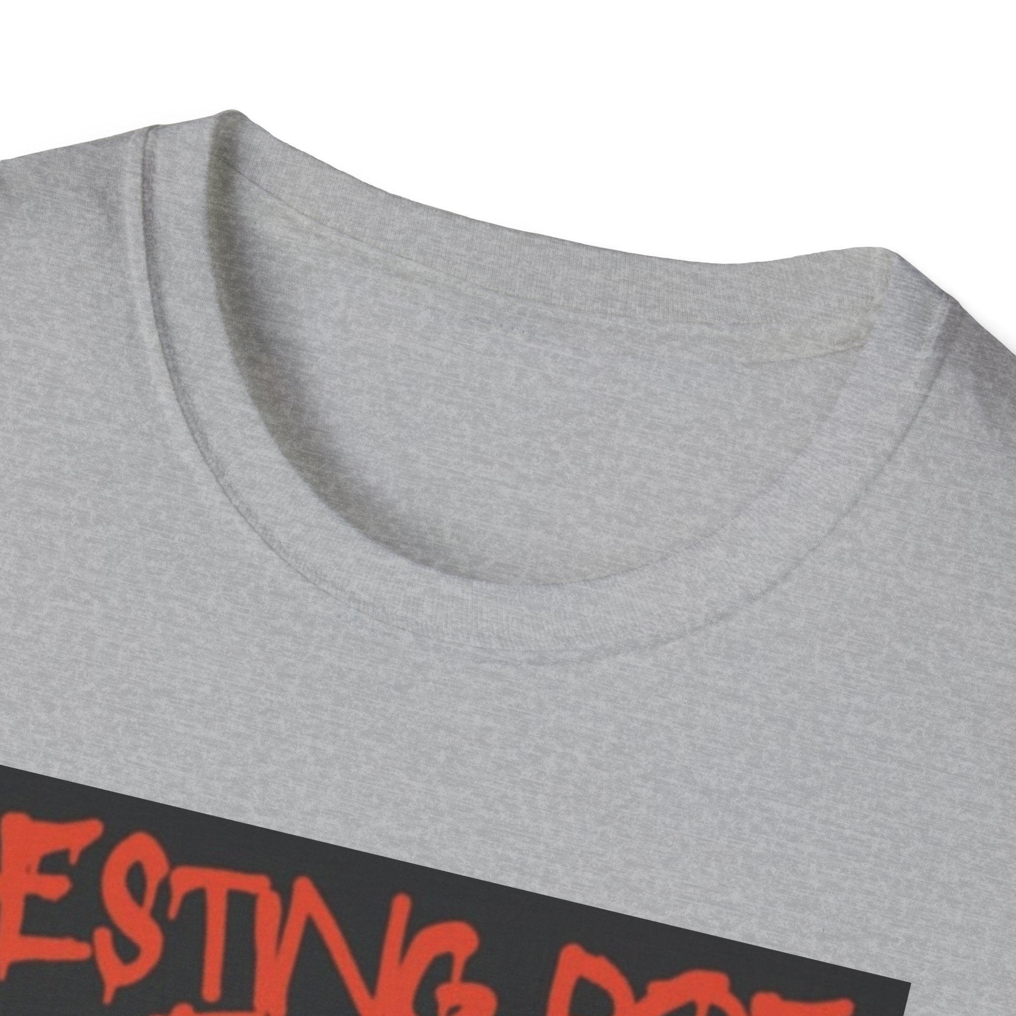 Edgar Allan Poe Resting Poe Face T-Shirt | Unisex Softstyle Tee for Book Lovers, Halloween, Literary Gifts, Horror Fans, Vintage Style