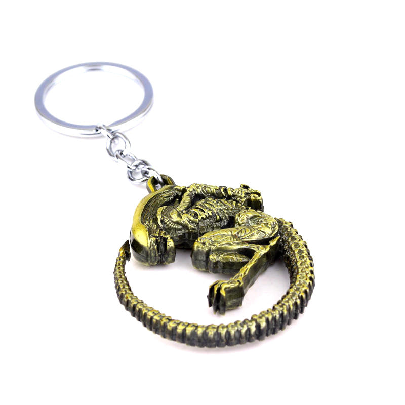 Simple And Creative Alien Battle Keychain