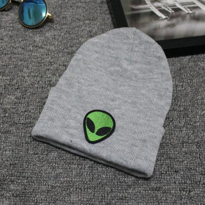 Alien knitted woolen cap