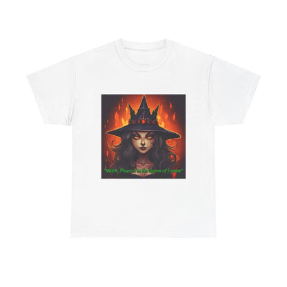 Witch Please Im The Queen Of Scream Unisex Heavy Cotton Tee