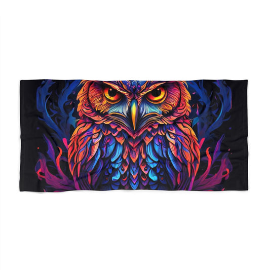 Owl 1 Beach Towel