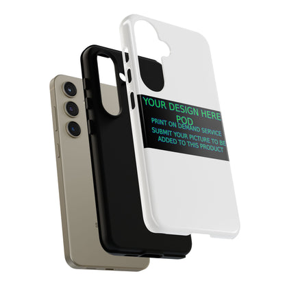 Customizable Tough Phone Case - Your Design Here - Perfect Gift for Birthdays & Holidays