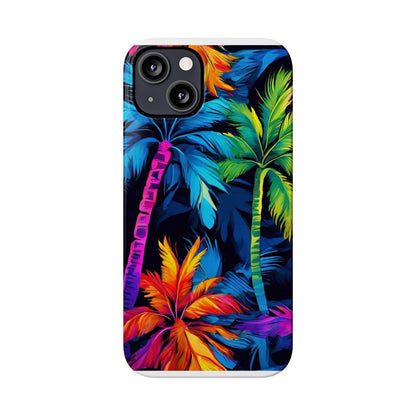 Dark Palm Slim Phone Cases