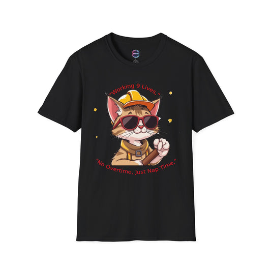 Cool Cat Nap Time T-Shirt, Funny Cat Tee, Gift for Cat Lovers, Relaxed Fit, Vintage Style, Perfect for Birthdays, Holidays - S-Mart Shop Smart Treasures
