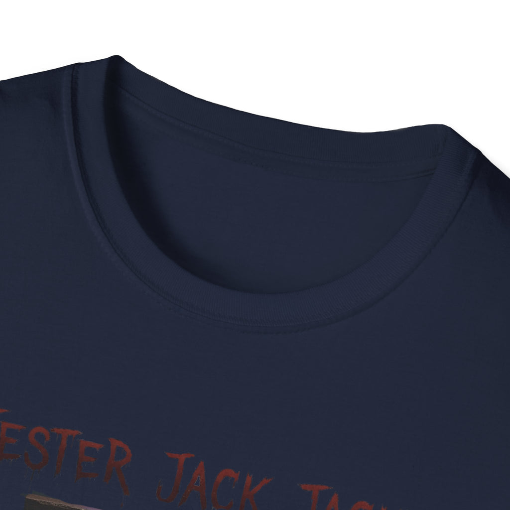 Jester Jack Jackyl Creepy Clown Graphic T-Shirt, Perfect for Halloween, Horror Fans, Scary Movie Night, Unisex Gift, Fun Adult Apparel