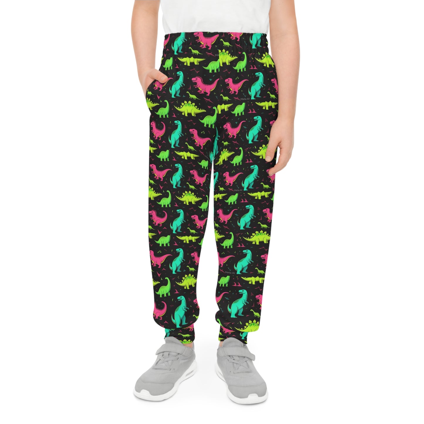 Dinosaur Print Youth Joggers - Fun Kids Sweatpants for Playtime & Relaxation