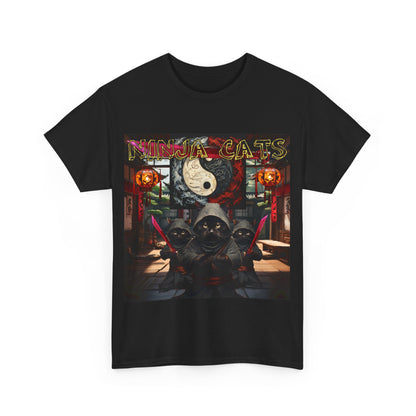 Ninja Cats Unisex Heavy Cotton Tee