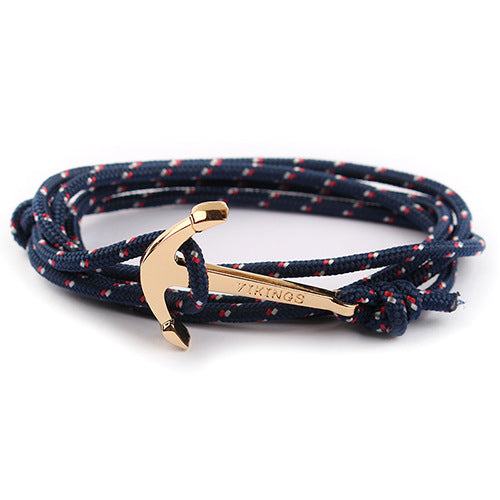 Pirate Nylon Rope Boat Anchor Bracelet