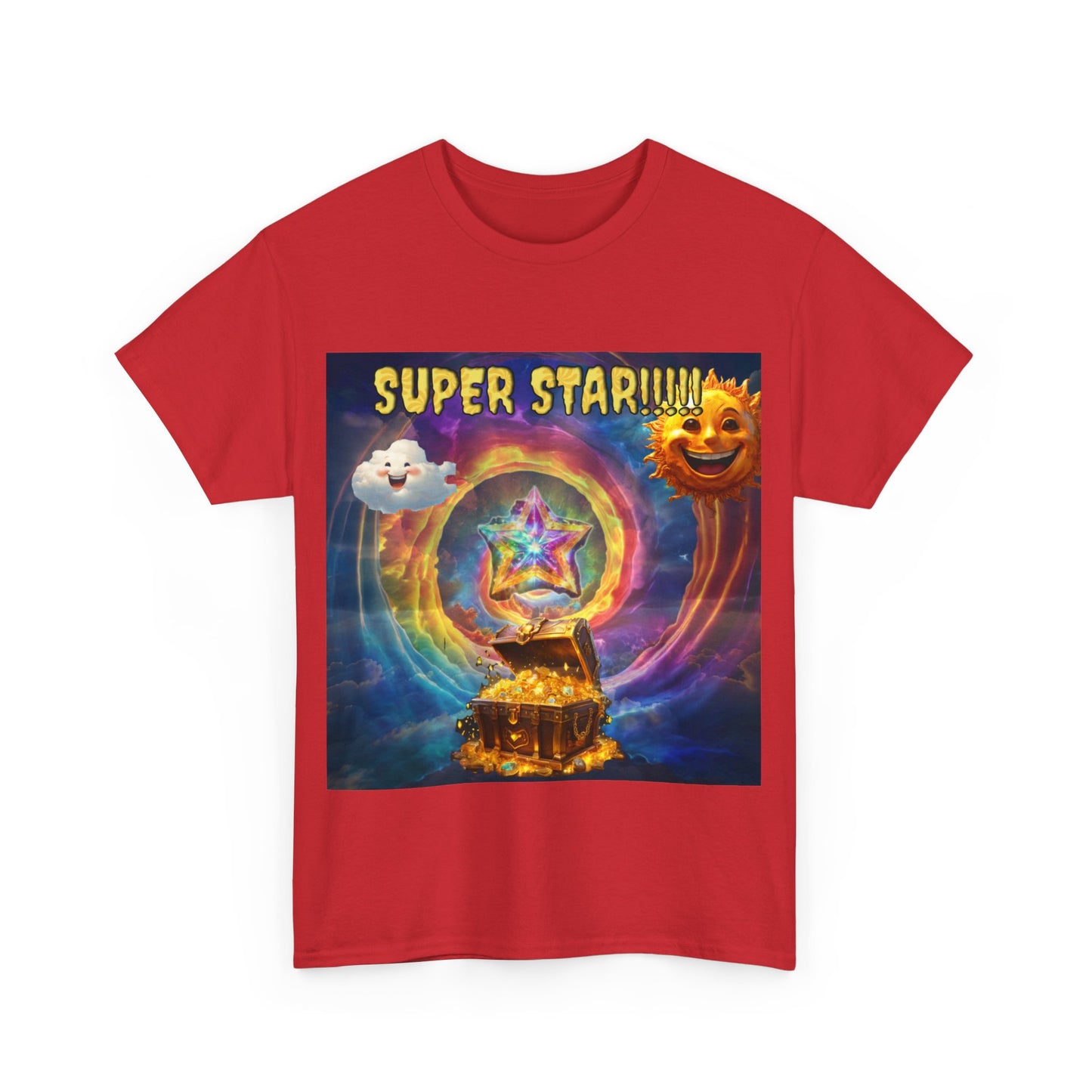 Super Star!!Unisex Heavy Cotton Tee