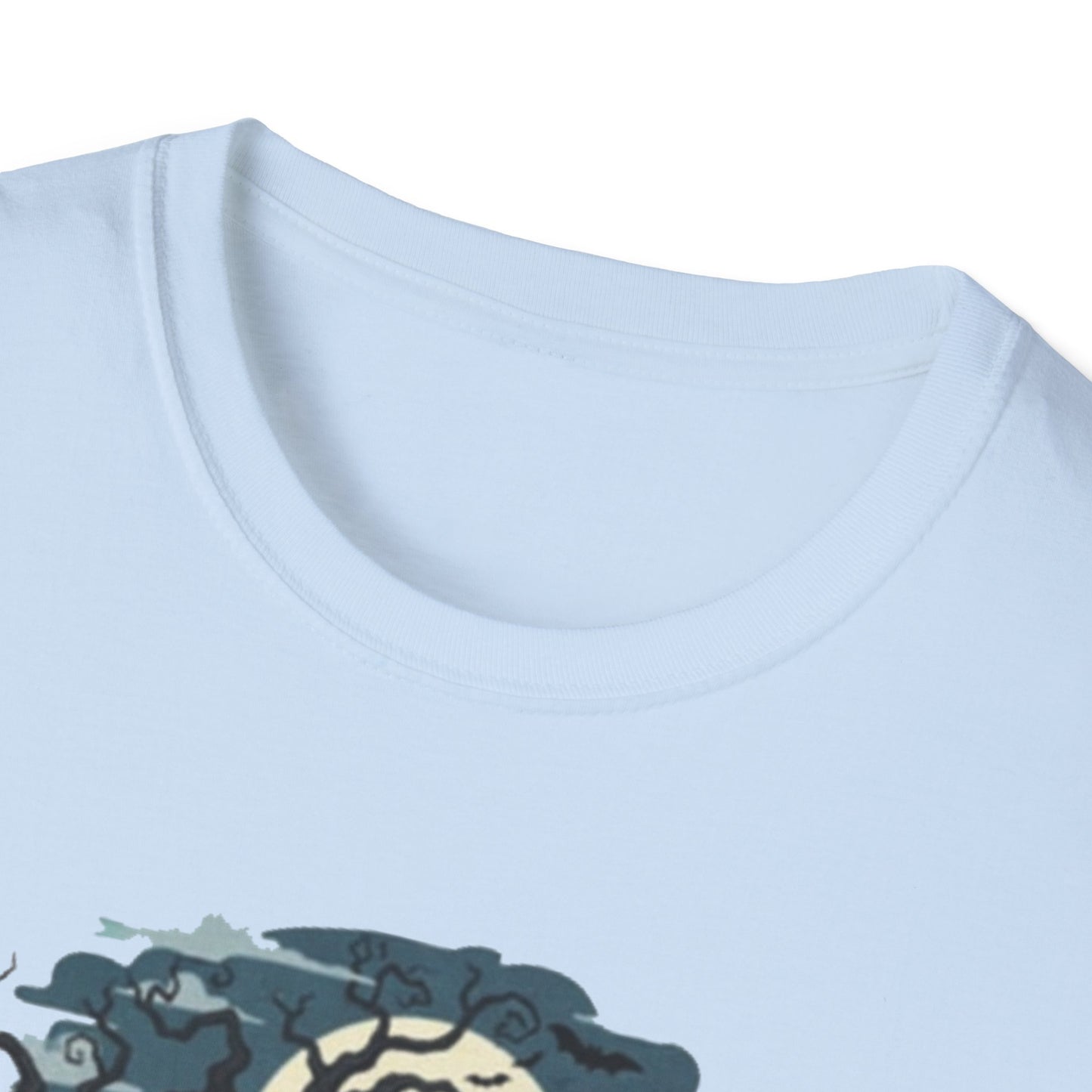 Halloween Graphic T-Shirt, Spooky Tee, Unisex Casual Wear, Fall Apparel, Ghost Pumpkin Shirt, Halloween Costume Top