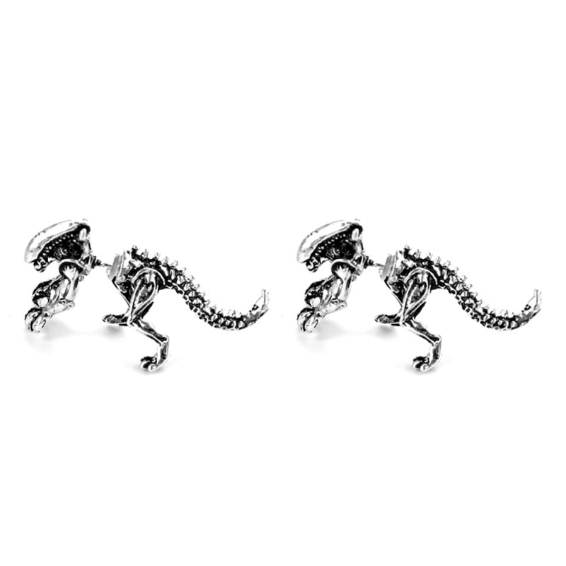 Fashion three-dimensional dragon earrings