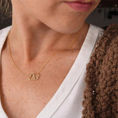 Simple Clavicle Chain Female Elegant Sweater Chain Heart-shaped Stitching Necklace