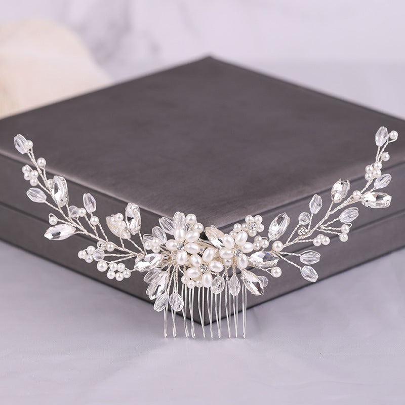 Tuoming Headdress Best Seller In Europe And America Pearl Hair Comb Wedding Dress Accessories Updo Hair Accessories Bridal Ornament