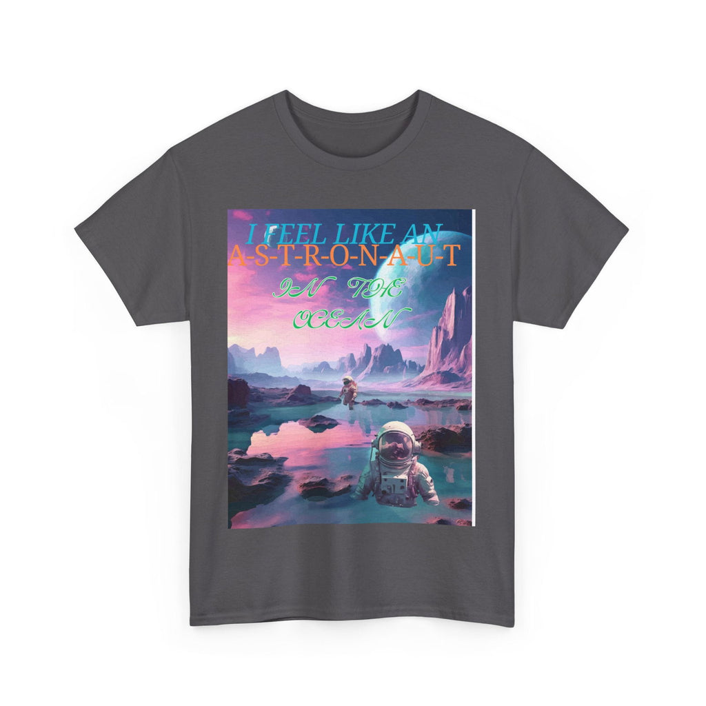 Astronaut In The Ocean Unisex Heavy Cotton Tee - S-Mart Shop Smart Treasures
