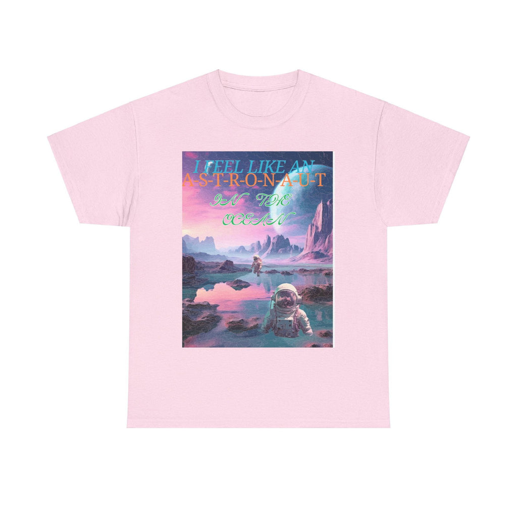 Astronaut In The Ocean Unisex Heavy Cotton Tee - S-Mart Shop Smart Treasures