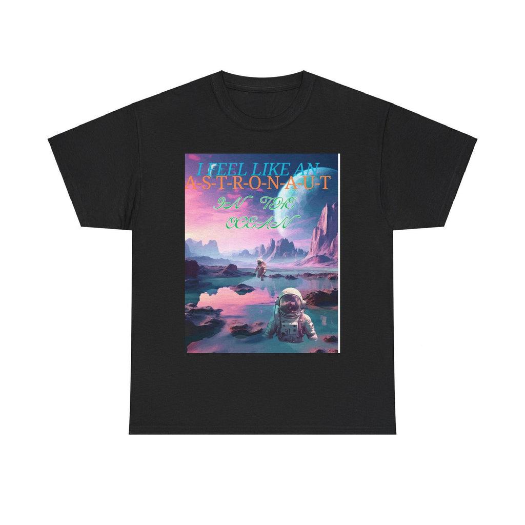 Astronaut In The Ocean Unisex Heavy Cotton Tee - S-Mart Shop Smart Treasures