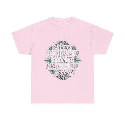 Be Grateful Unisex Heavy Cotton Tee - S-Mart Shop Smart Treasures