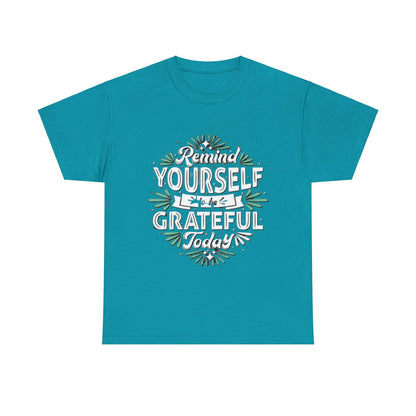 Be Grateful Unisex Heavy Cotton Tee - S-Mart Shop Smart Treasures