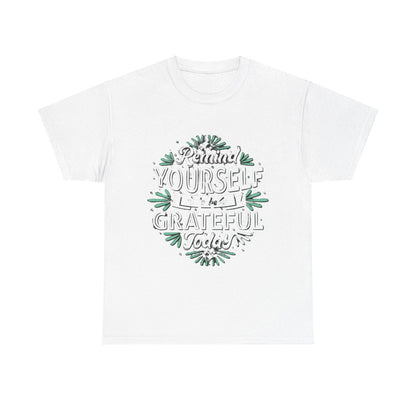 Be Grateful Unisex Heavy Cotton Tee - S-Mart Shop Smart Treasures