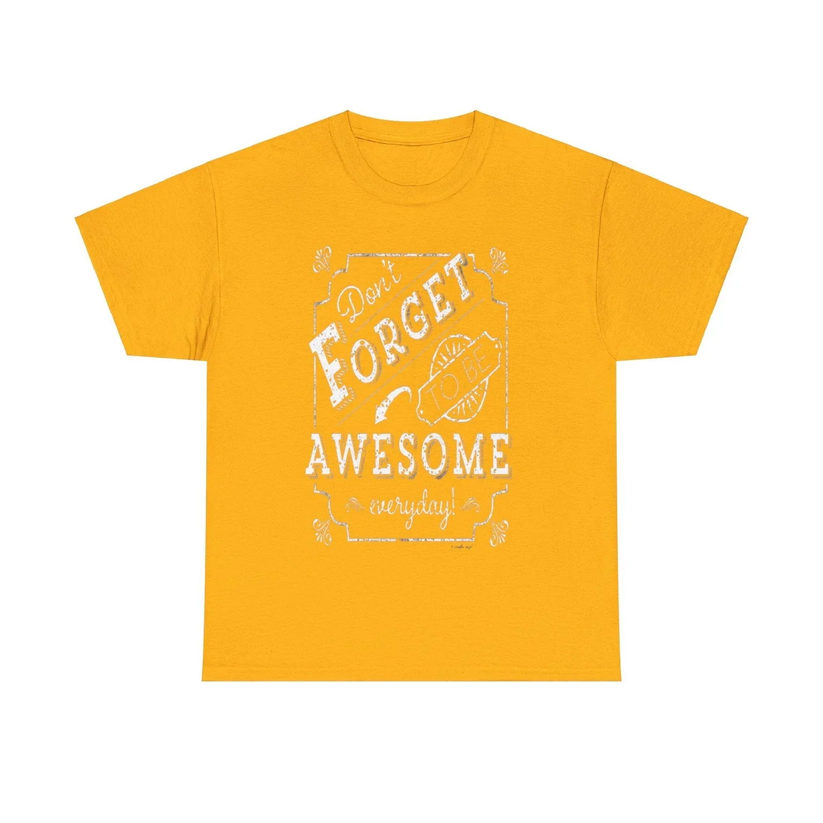 Be awesome Unisex Heavy Cotton Tee - S-Mart Shop Smart Treasures