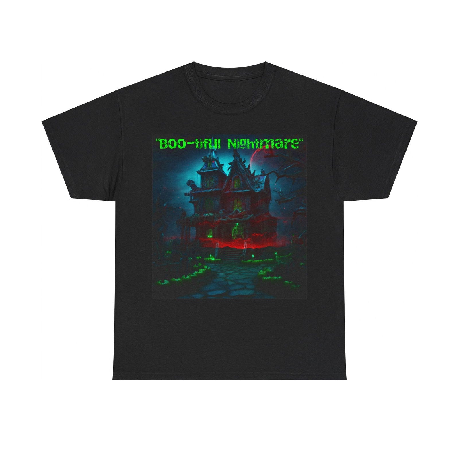 Boo Tiful Nightmare Unisex Heavy Cotton Tee - S-Mart Shop Smart Treasures