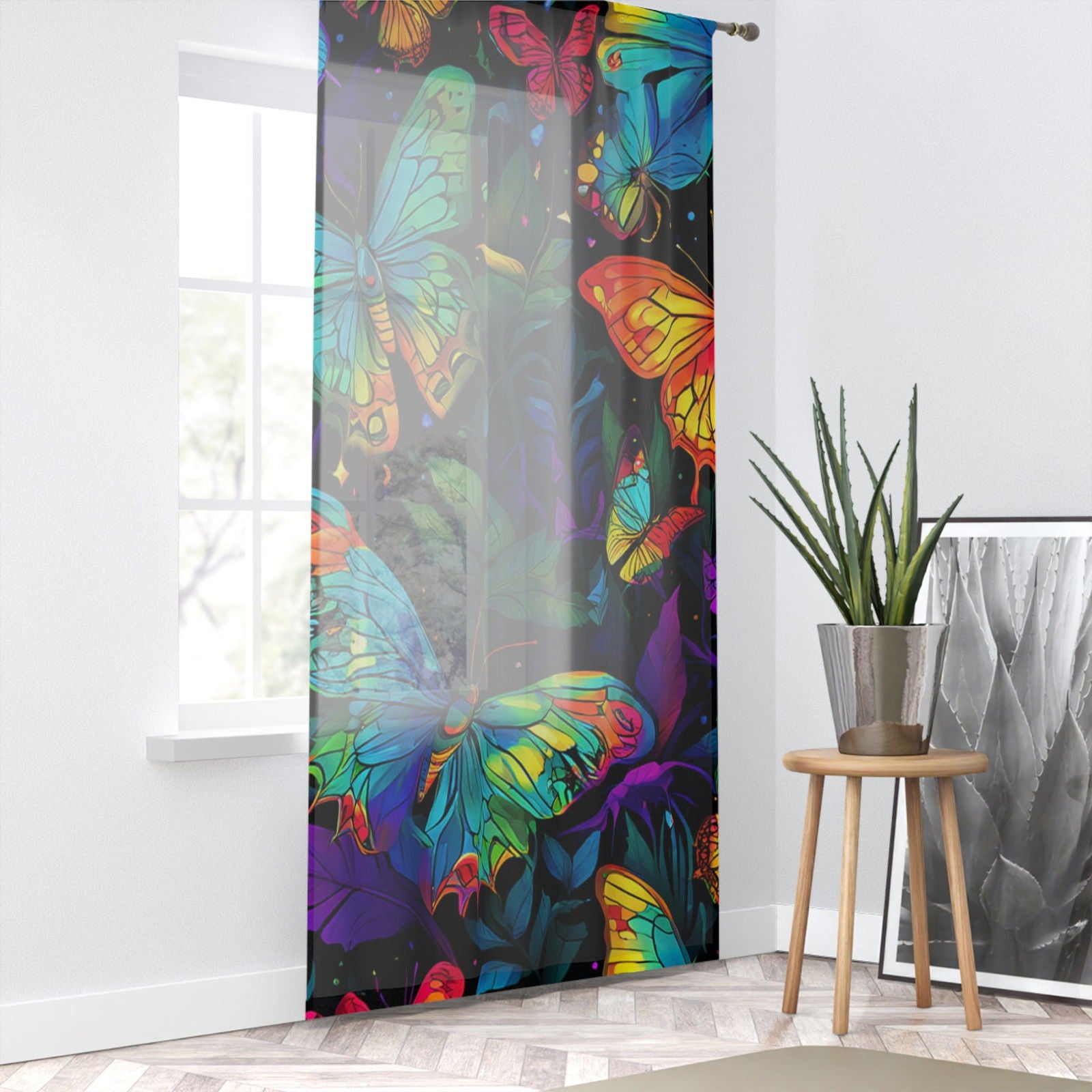 Butterfly Window Curtain - S-Mart Shop Smart Treasures