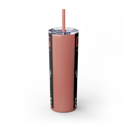 Care Giving Skinny Tumbler with Straw, 20oz - S-Mart Shop Smart Treasures