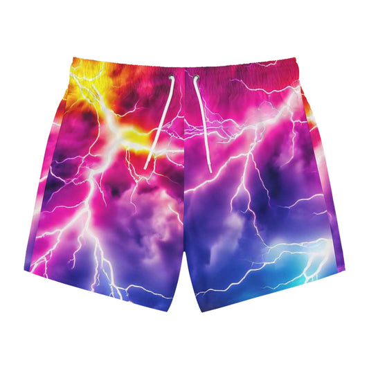 Crazy lightning Swim Trunks (AOP) - S-Mart Shop Smart Treasures