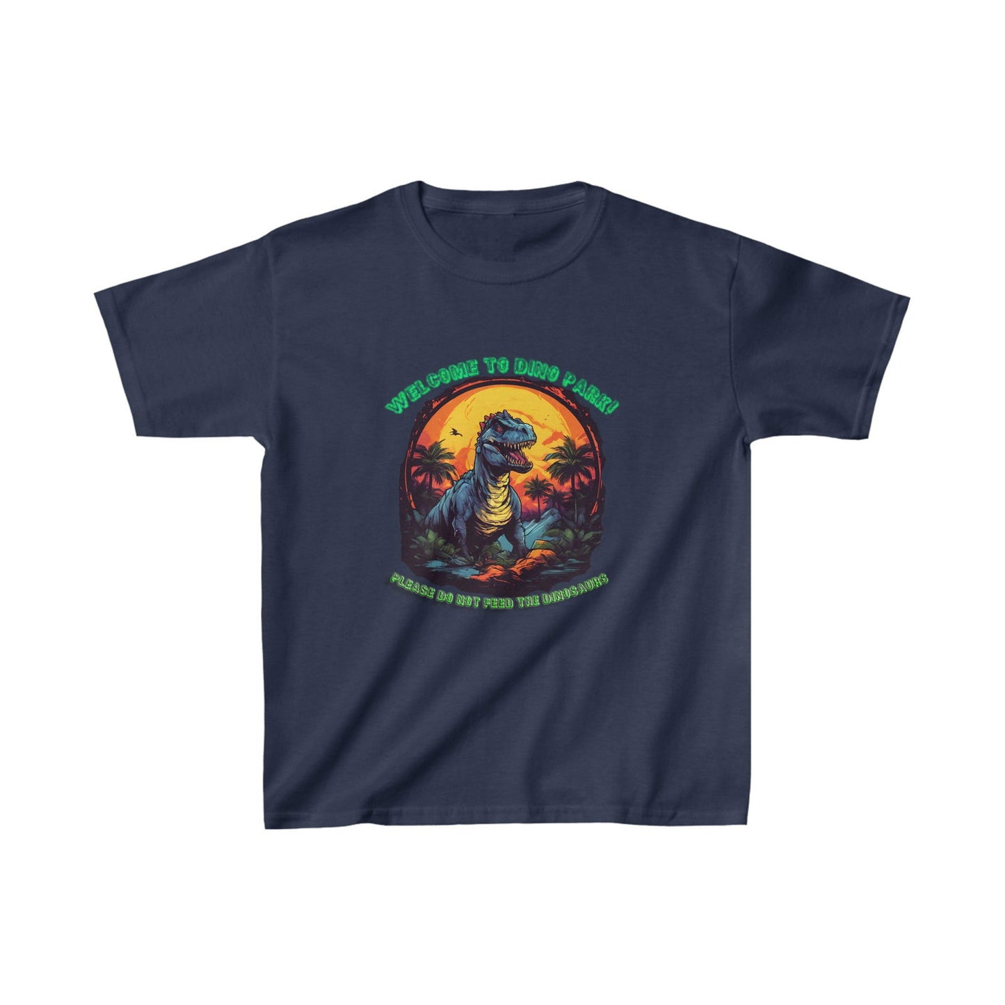 Dino Park Kids Heavy Cotton™ Tee - S-Mart Shop Smart Treasures
