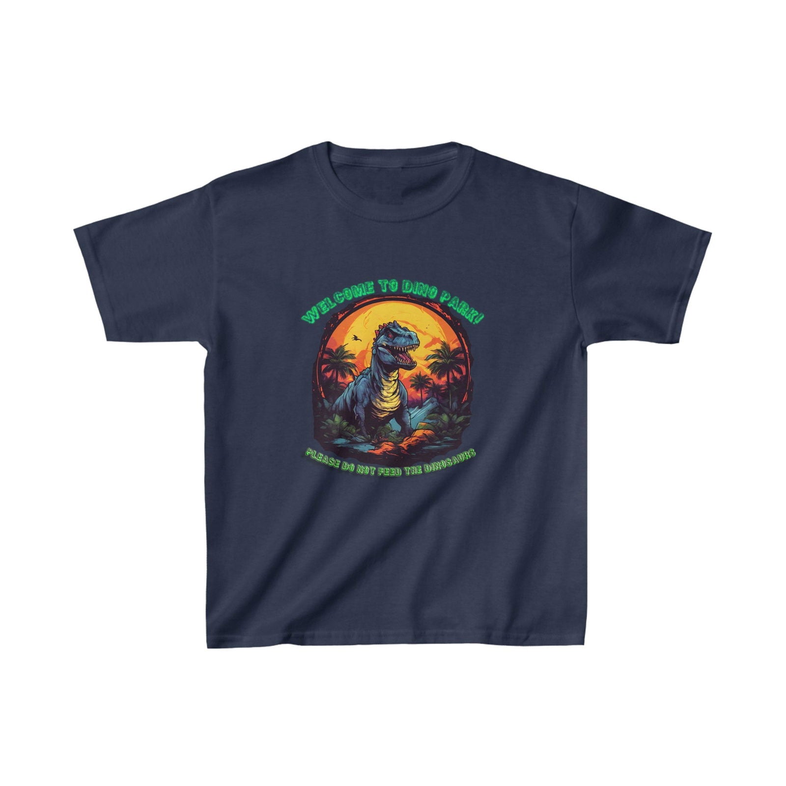 Dino Park Kids Heavy Cotton™ Tee - S-Mart Shop Smart Treasures