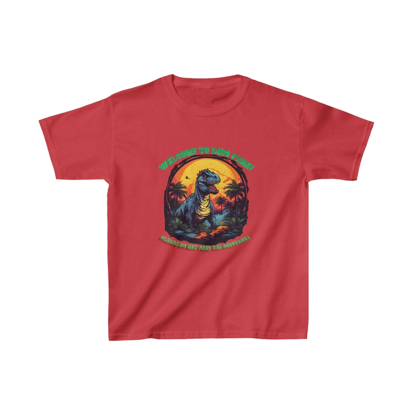 Dino Park Kids Heavy Cotton™ Tee - S-Mart Shop Smart Treasures