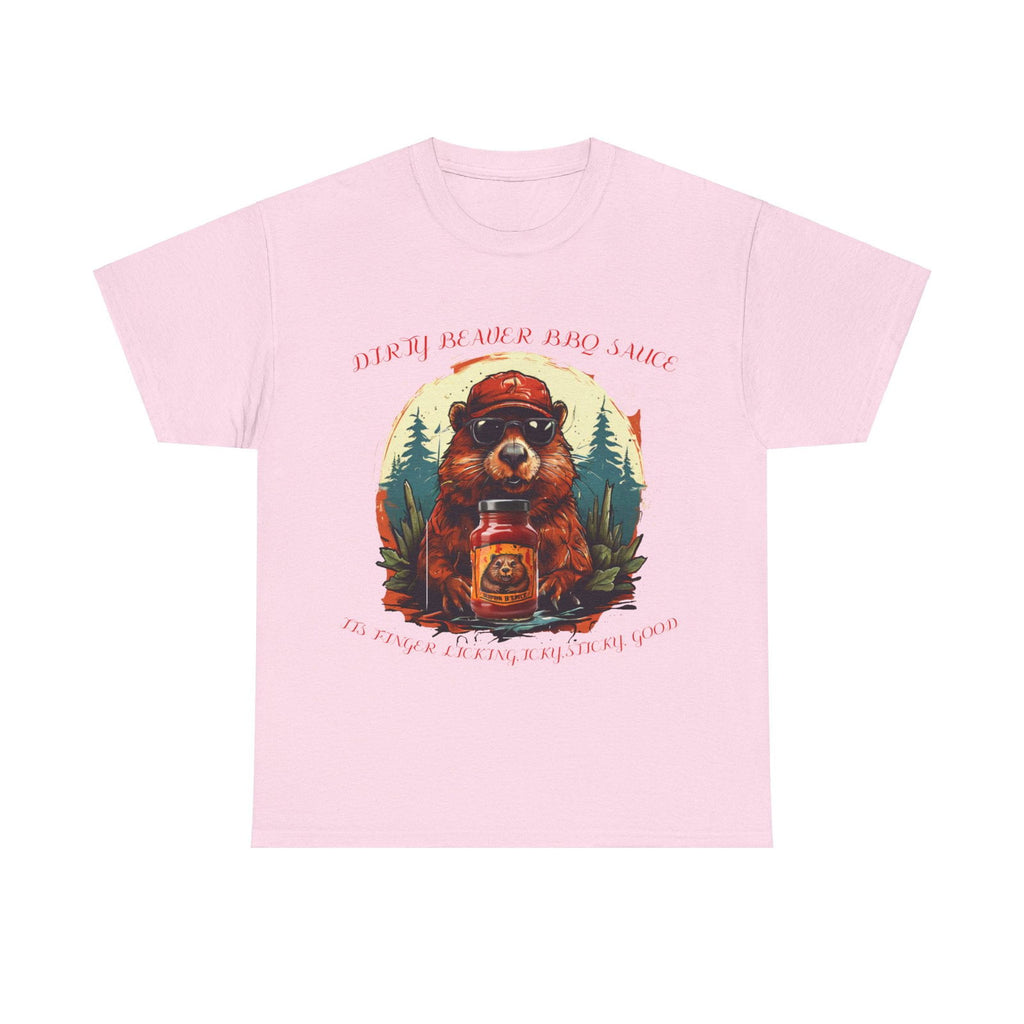 Dirty Beaver BBQ Sauce Unisex Heavy Cotton Tee - S-Mart Shop Smart Treasures