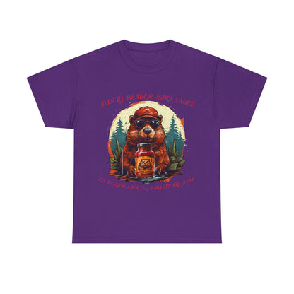 Dirty Beaver BBQ Sauce Unisex Heavy Cotton Tee - S-Mart Shop Smart Treasures